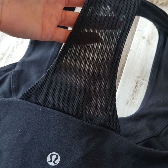 Lululemon Striped Racerback Athletic Support Tank - Picture 3 of 6